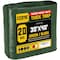 Core Tarps Heavy Duty Tarp, 40 ft L x 0.5 mm H x 30 ft W, 20 Mil, Green/Black, Polyethylene CT-703-30X40 - alternate 1